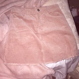 Brandy melville pink corduroy skirt john galt